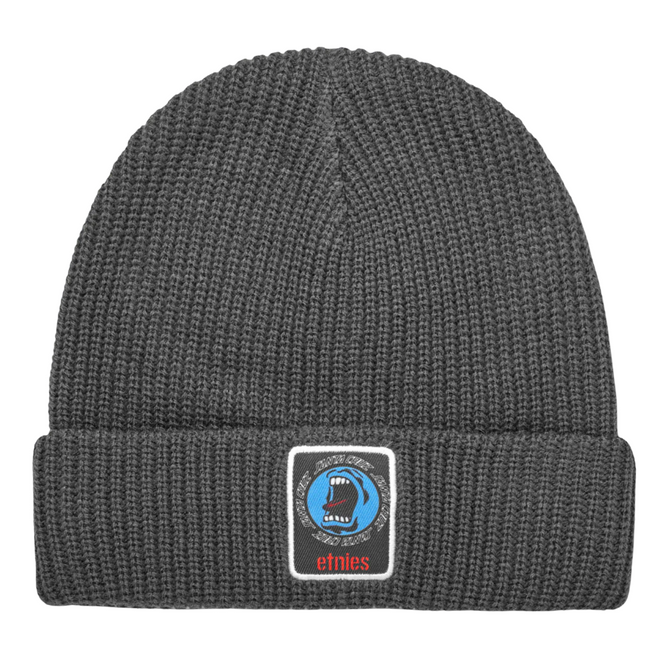 Santa Cruz Screaming Hand Beanie Charcoal