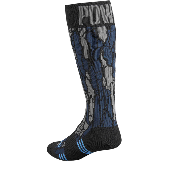 Signature Merino Snowboard Sock Black/ Blue