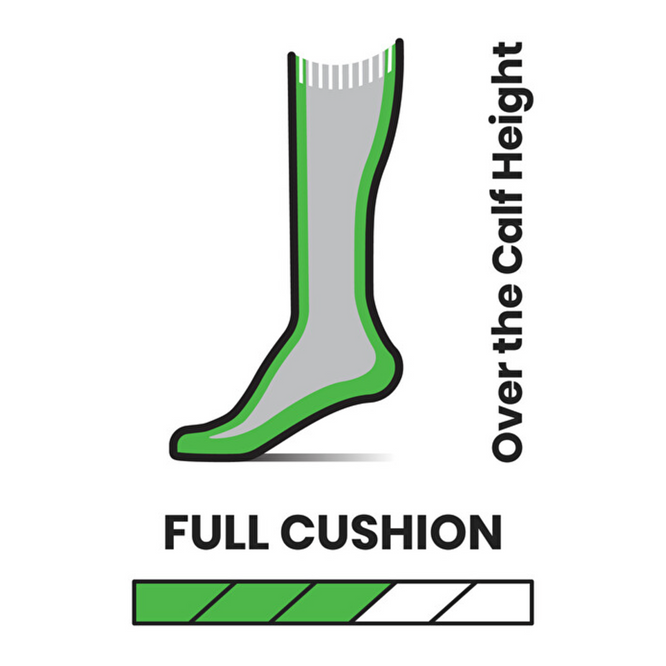 Full Cushion OTC Snowboardsokken Iguchi Charchoal