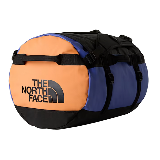 Base Camp S Duffel Bag Indigo Plum/ Bright Foam/ Papaya