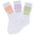 Womens Classic Check Crew Socks 3-Pack Leaf Green