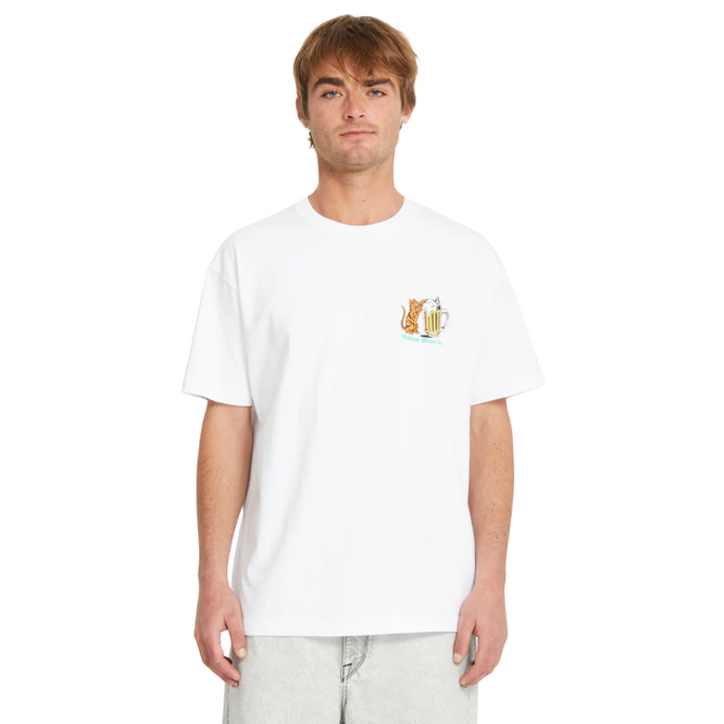 Curious Cat T-shirt White