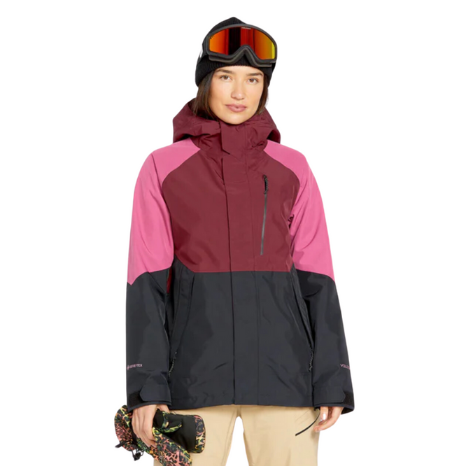 Womens  V.Co Aris Insulated Gore-Tex Snowboard Jacket Burgundy