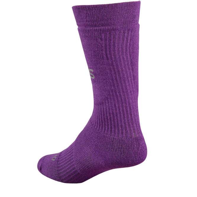 Womens Merino X Jones Snowboard Sock Deep Purple