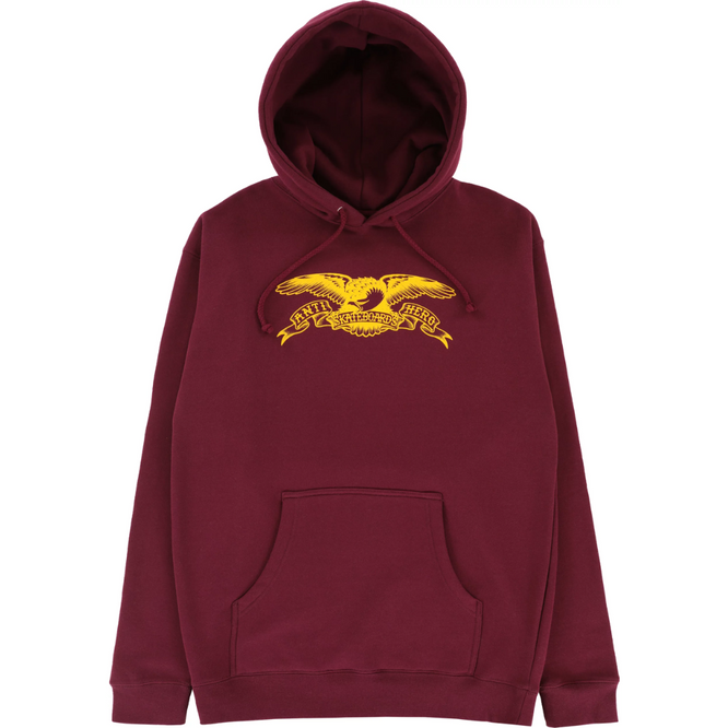 Basic Eagle Hoodie Maroon/Gold