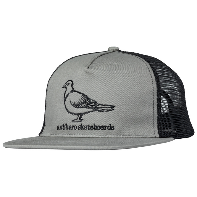 Basic Pigeon Snapback Silver/Black Cap