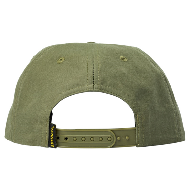 Eagle Round Adjustable Snapback Cap Moss