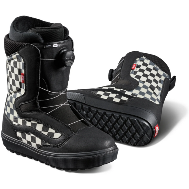 Aura OG Black/Checkerboard 2025 Snowboardboots