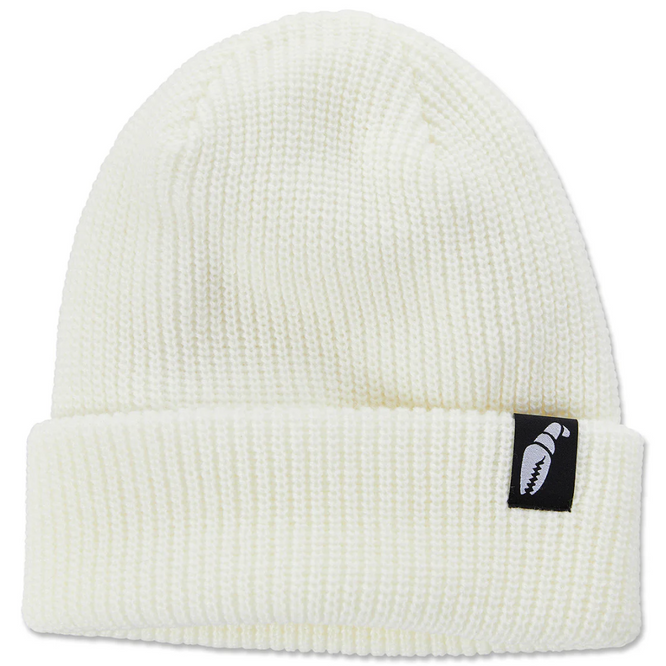 Claw Label Beanie White