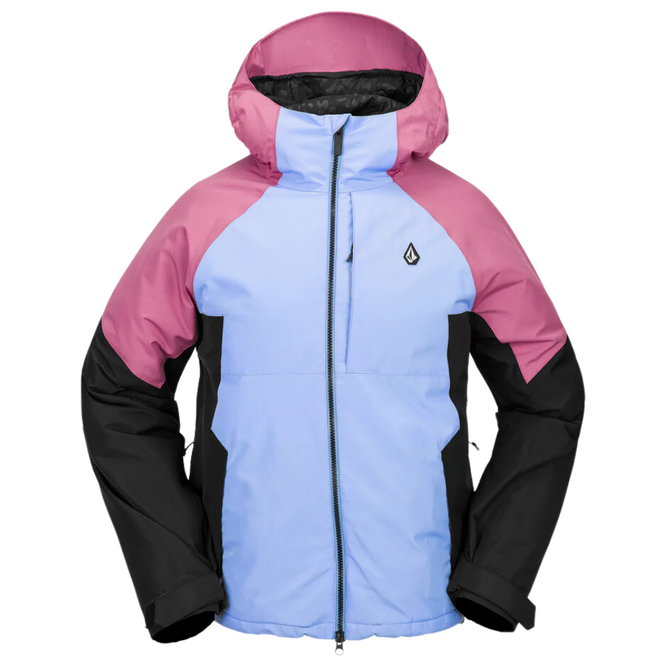 Womens Agate Insulated Snowboard Jacket Crystal Blue