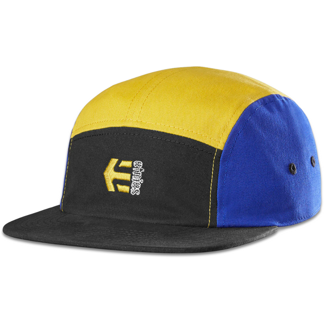 Camp Hat Black/Yellow/Blue