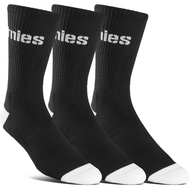 Stencil Icon Sock 3-Pack Black