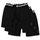 Dynasty Long 3-Pack Boxershorts Black