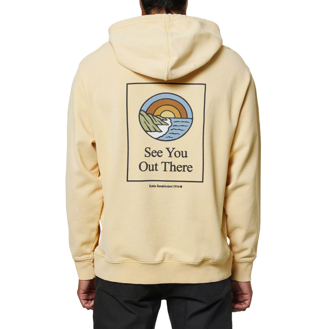 Coastal Hoodie Sun Yellow Sand Wash