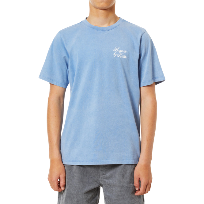 Kids Royal T-shirt Bay Blue Sand Wash