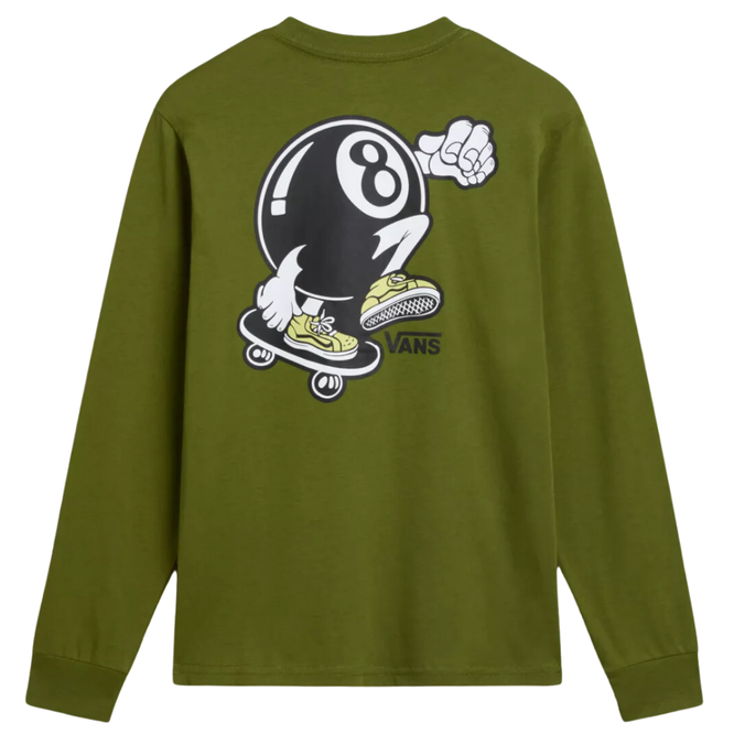 Kids Sk8 Hi Ball Longsleeve Pesto