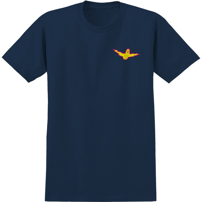 Bird Lightning T-Shirt Navy