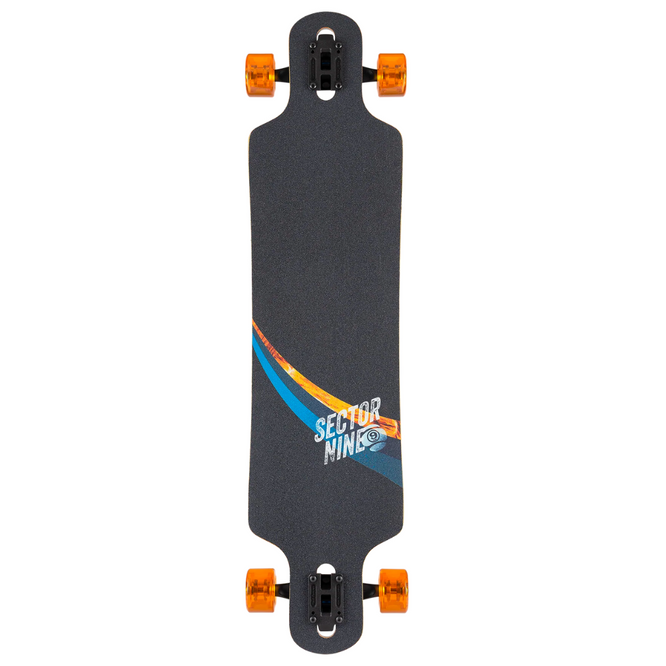 Meridian Swirl 40.0” Complete Longboard