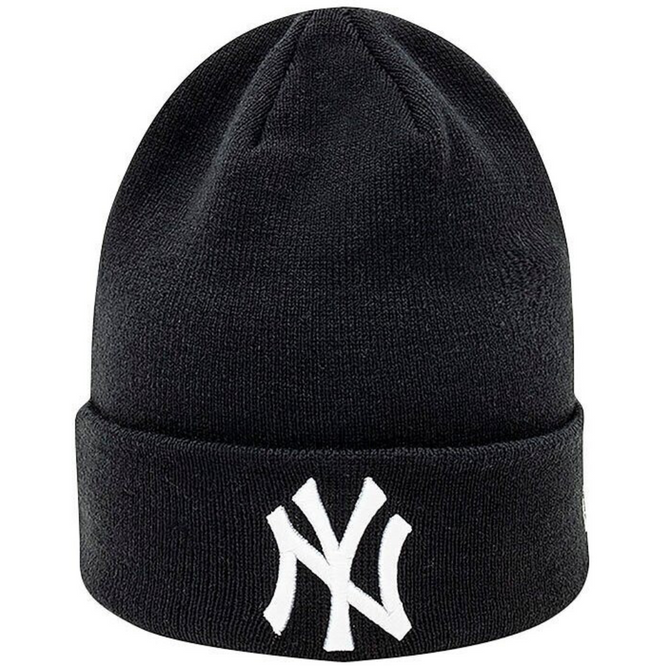 Kids New York Yankees Essential Cuff Beanie Black/White