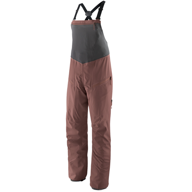 Womens Snowdrifter Bibs Dulse Mauve