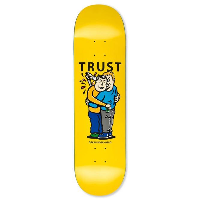 Oskar Rozenberg Trust Yellow 8.375" Skateboard Deck