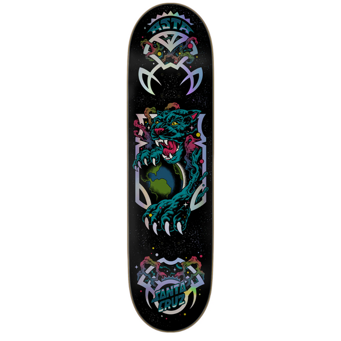 Asta Space Cat VX Black 8.25" Skateboard Deck