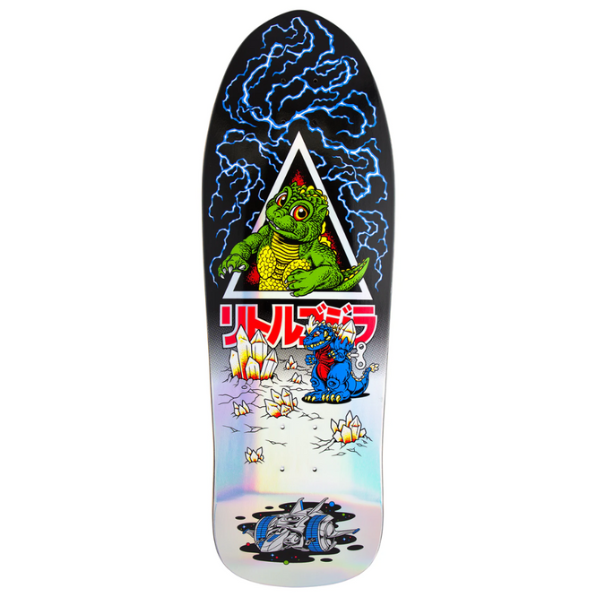 Godzilla Jr. Natas Black 9.9" Skateboard Deck