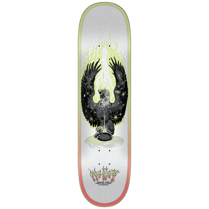 McCoy Elite Eagle VX White 8.0" Skateboard Deck