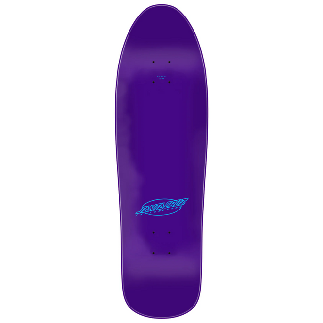 Meek Pinstripe Slasher Shaped Purple 9.2" Skateboard Deck