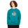 Screaming Hand Divide Crew Sweatshirt Verdigris