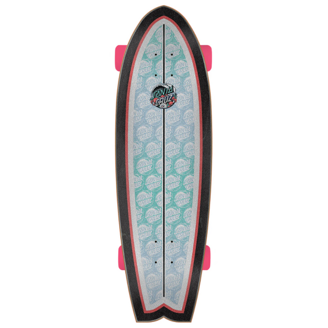 Wave Dot Mushroom Splice Shark 29.7" Complete Cruiser