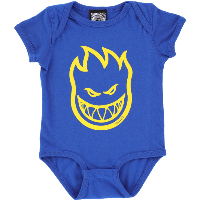 Baby Bighead Onesie Royal/Yellow