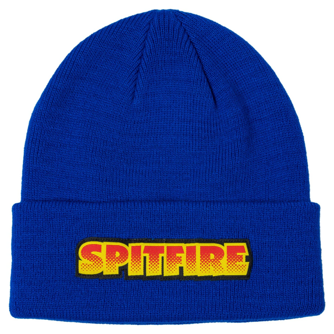 Beatdown Script Beanie Royal Blue