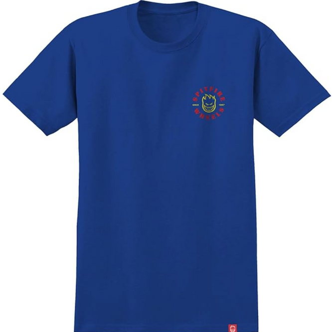 Bighead Classic T-Shirt Royal Blue/Red