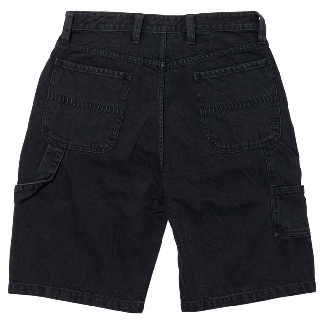 Bighead Fill Denim Black Shorts