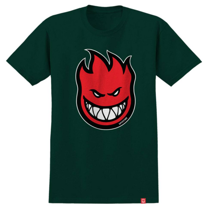 Bighead Fill T-Shirt Forest Green/Red