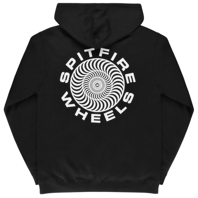 Classic Swirl Hoodie Black/White