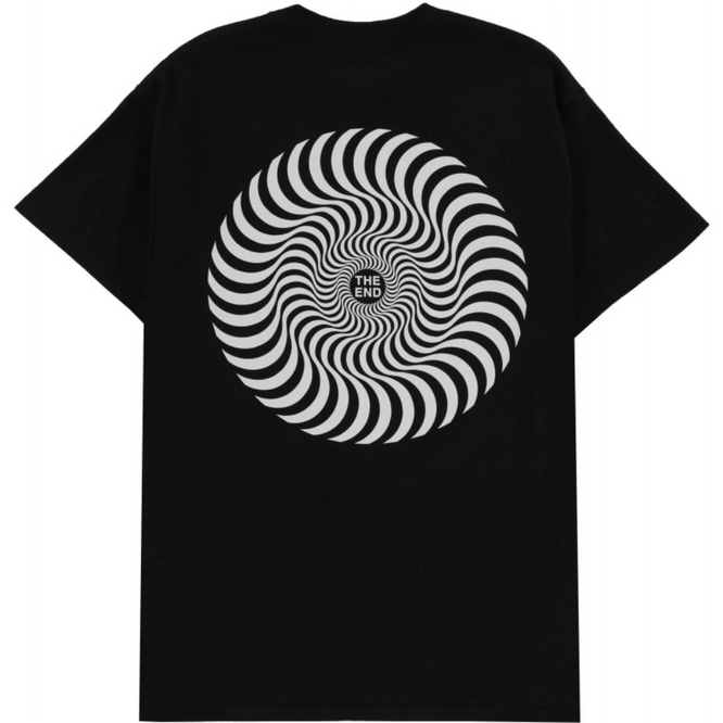 Classic Swirl T-Shirt Black/White