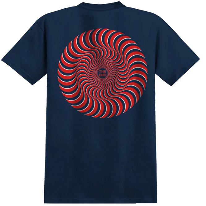 Classic Swirl T-Shirt Navy