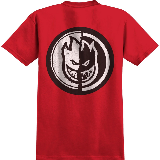 Yin Yang T-Shirt Red Black/White