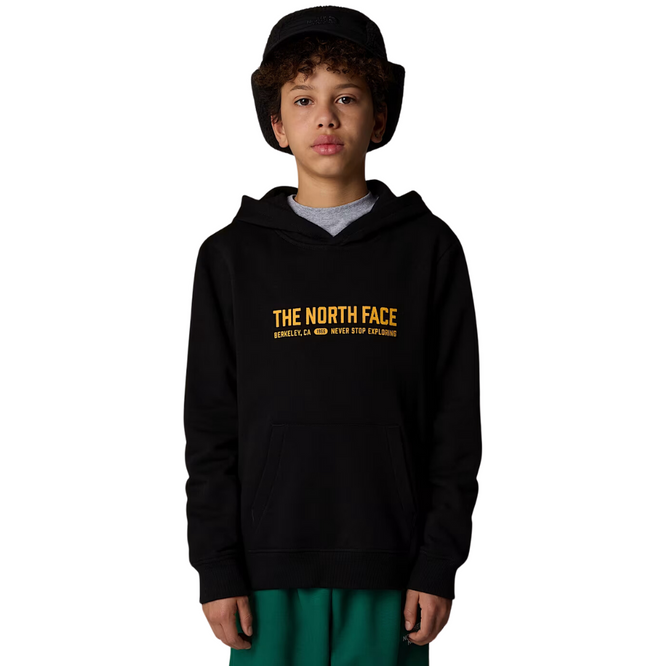 Kids Varsity Graphic Relaxed Hoodie TNF Black