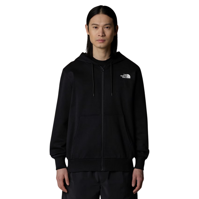 Simple Dome Full Zip Hoodie TNF Black