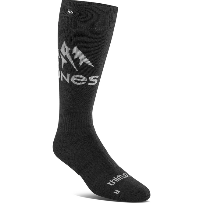 Jones x Merino Asi Snowboard Socks Black