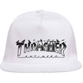 Pigeon Mag Snapback Cap White