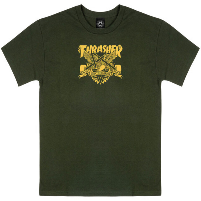 Thrasher x Antihero Eaglegram T-shirt Forest Green