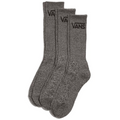 Classic Crew Socks 3 Pack Black/ Grey/ white