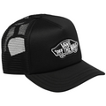 Kids Classic Patch Curved Bill Trucker Cap Black/White