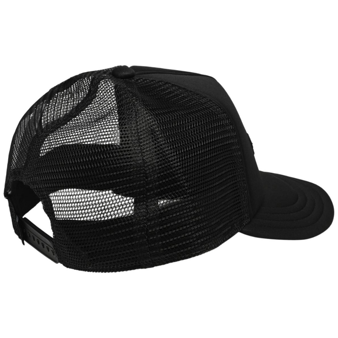 Kids Classic Patch Curved Bill Trucker Cap Black