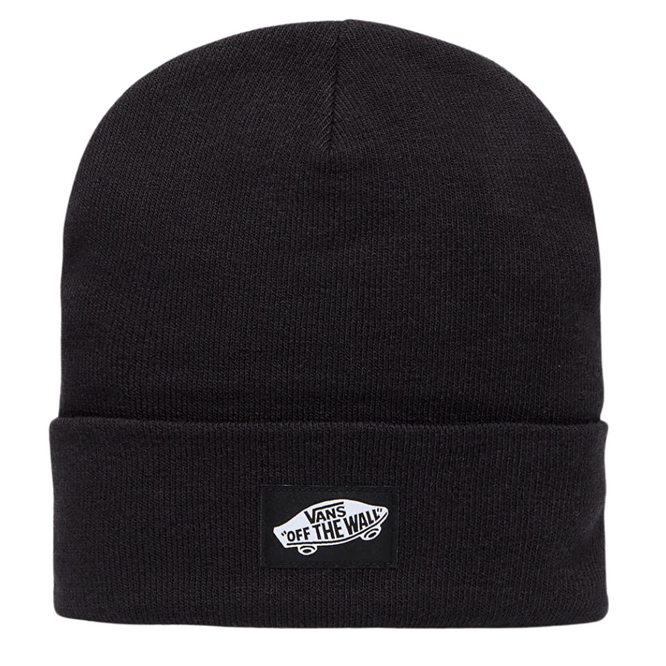 Classic Tall Cuffed Beanie Black