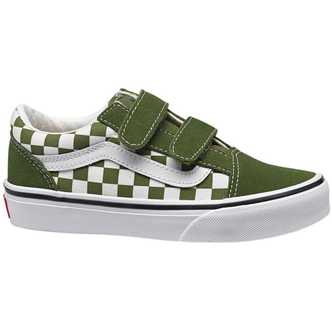 Kids Sk8-Mid Reissue V Color Theory Checkerboard Pesto